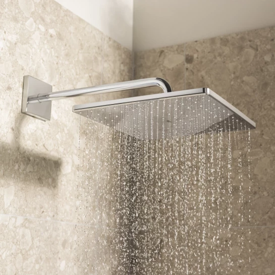 Додаткове фото - Душова система прихованого монтажу Grohe QuickFix Precision Cube Vitalio Rain Mono 310 Cube 34879000