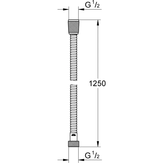 Додаткове фото - Шланг для душу Grohe VitalioFlex Metal Long-Life 1250 мм 22106000