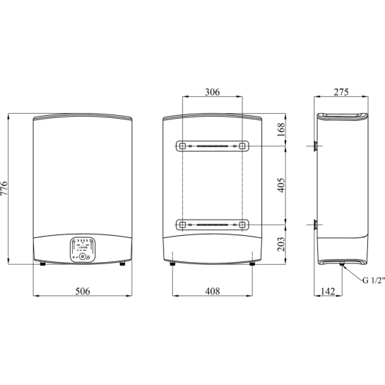 Додаткове фото - Водонагрівач Ariston VLS EVO 50 EU з мокрим ТЕНом 3626145