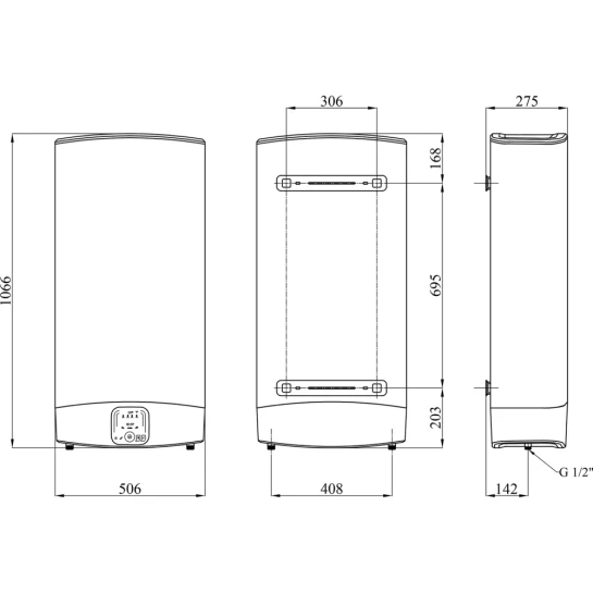 Додаткове фото - Водонагрівач Ariston VLS EVO 80 EU WI-FI з мокрим ТЕНом 3626324