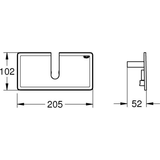 Додаткове фото - Полиця для душових систем Grohe EasyReach 26362LN1