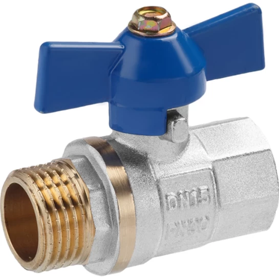 Головне фото - Кран кульовий Valves 1/2" ВЗ PN30 синій метелик