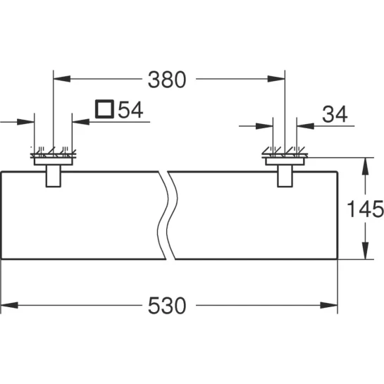 Додаткове фото - Полиця для ванної кімнати Grohe QuickFix Start Cube 41109000