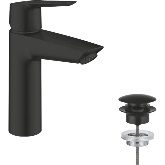 Додаткове фото - Набір змішувачів 3 в 1 для ванної кімнати Grohe QuickFix Start Black UA303305RM