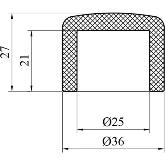 Додаткове фото - Заглушка PPR GrandiTherm 25 мм